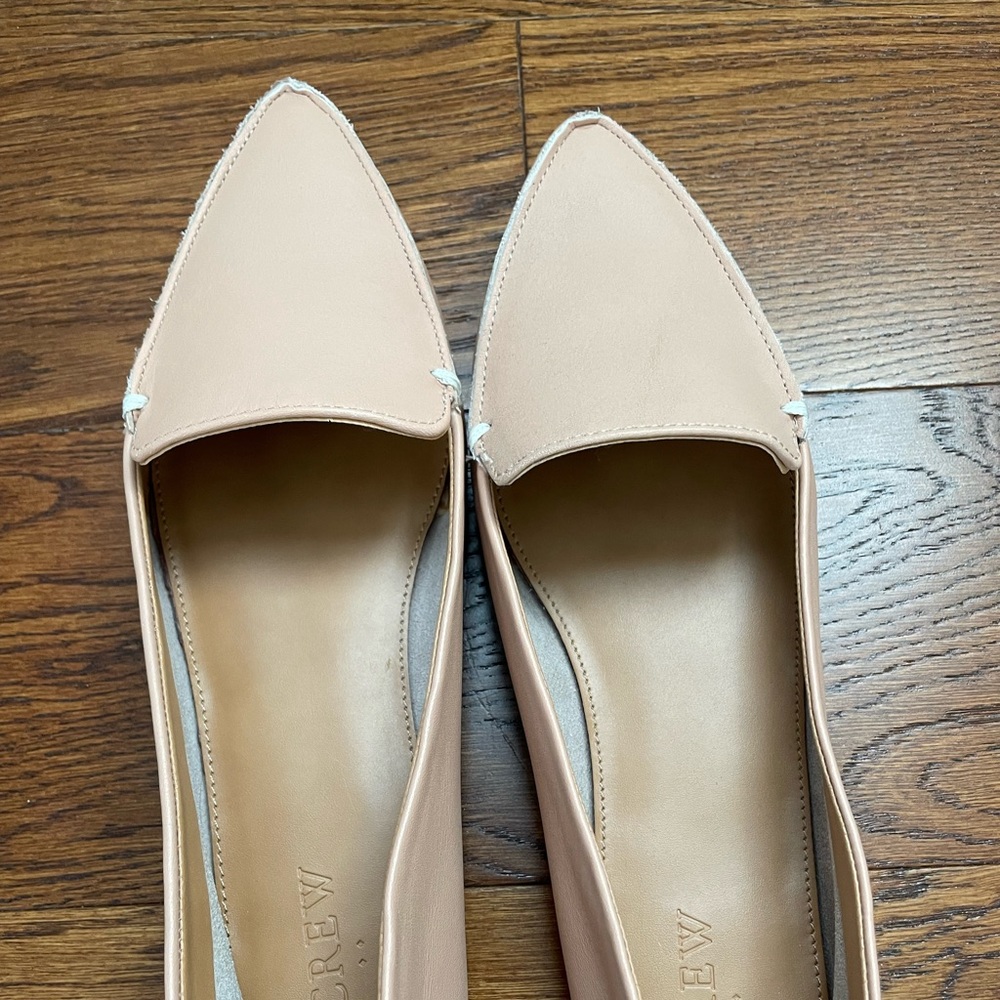 JCrew Leather Slip On Shoes